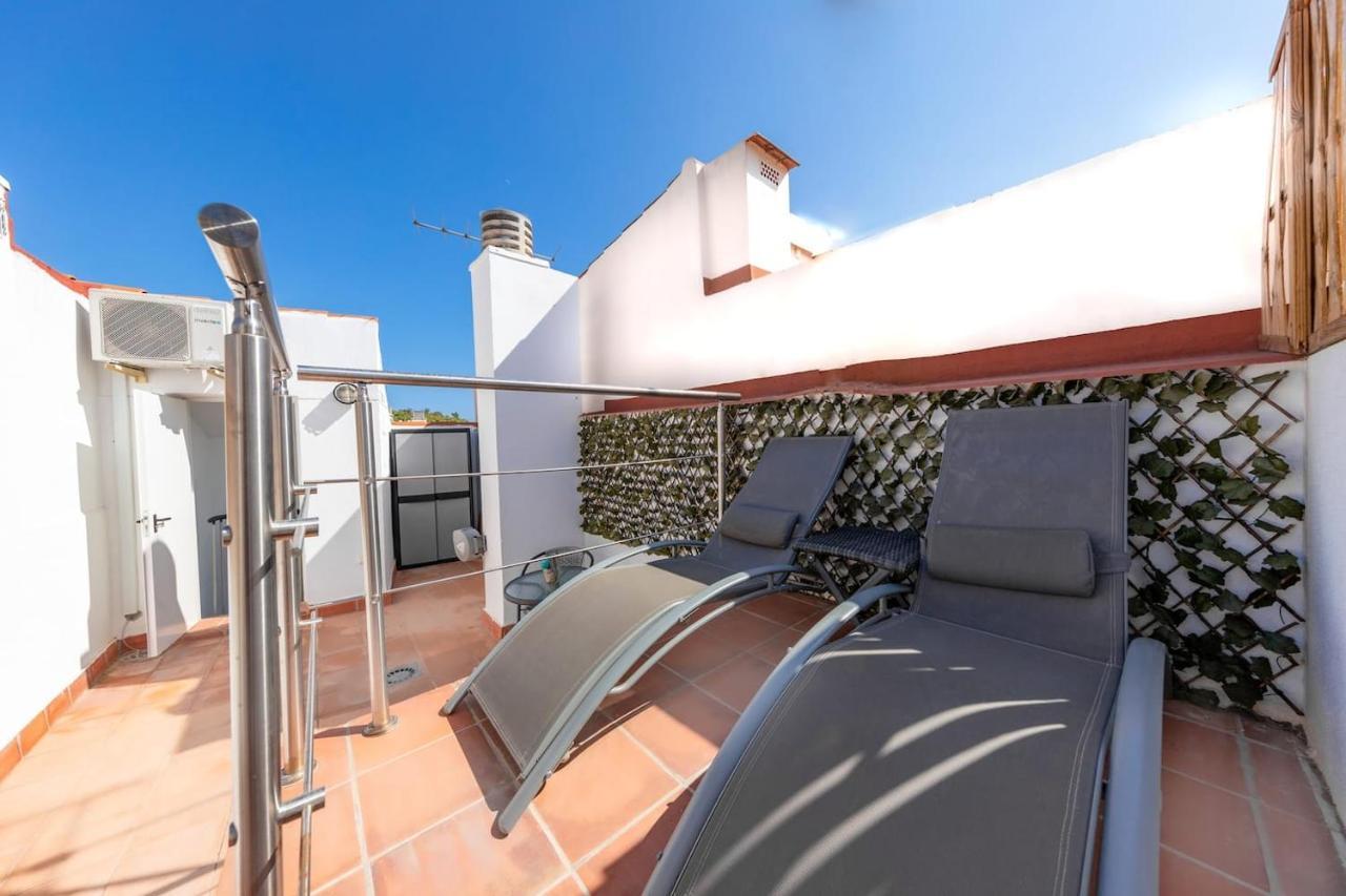 Ferienwohnung Private Rooftop & Elegant Studio - Center By Rems Málaga Exterior foto